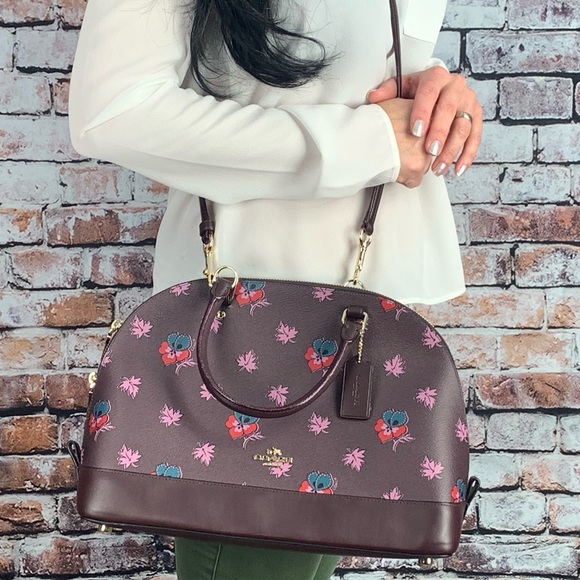 NWT Coach wild flower Sierra satchel - Picture 2 of 8
